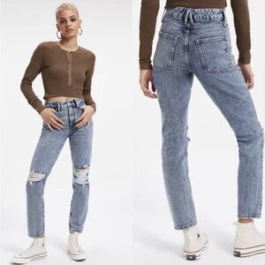 Good American distressed denim. Size 24/00